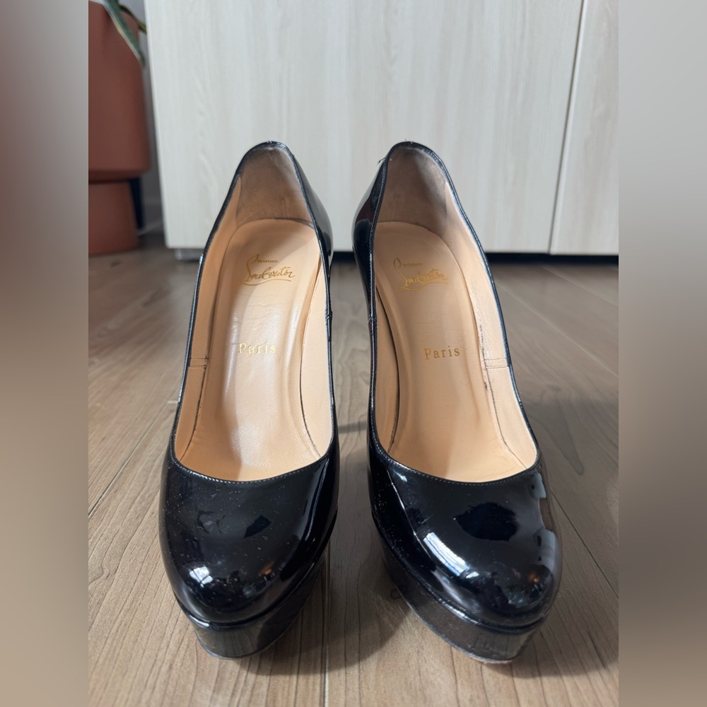 Christian Louboutin Glossy Black Heels